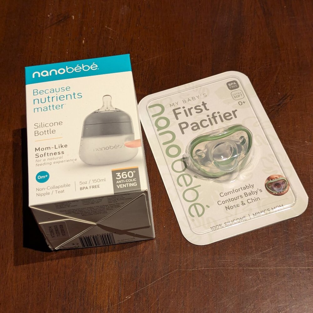 BOTTLE and PACIFIER Nanobébé New